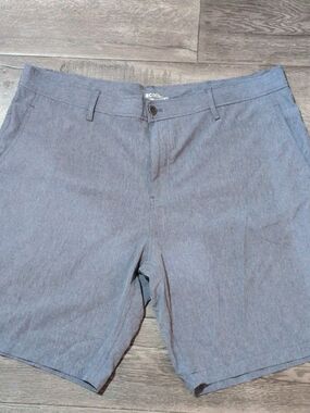 32 Degrees Cool Mens Stretch Performance Shorts Blue Heather Size 42 Golf Hiking